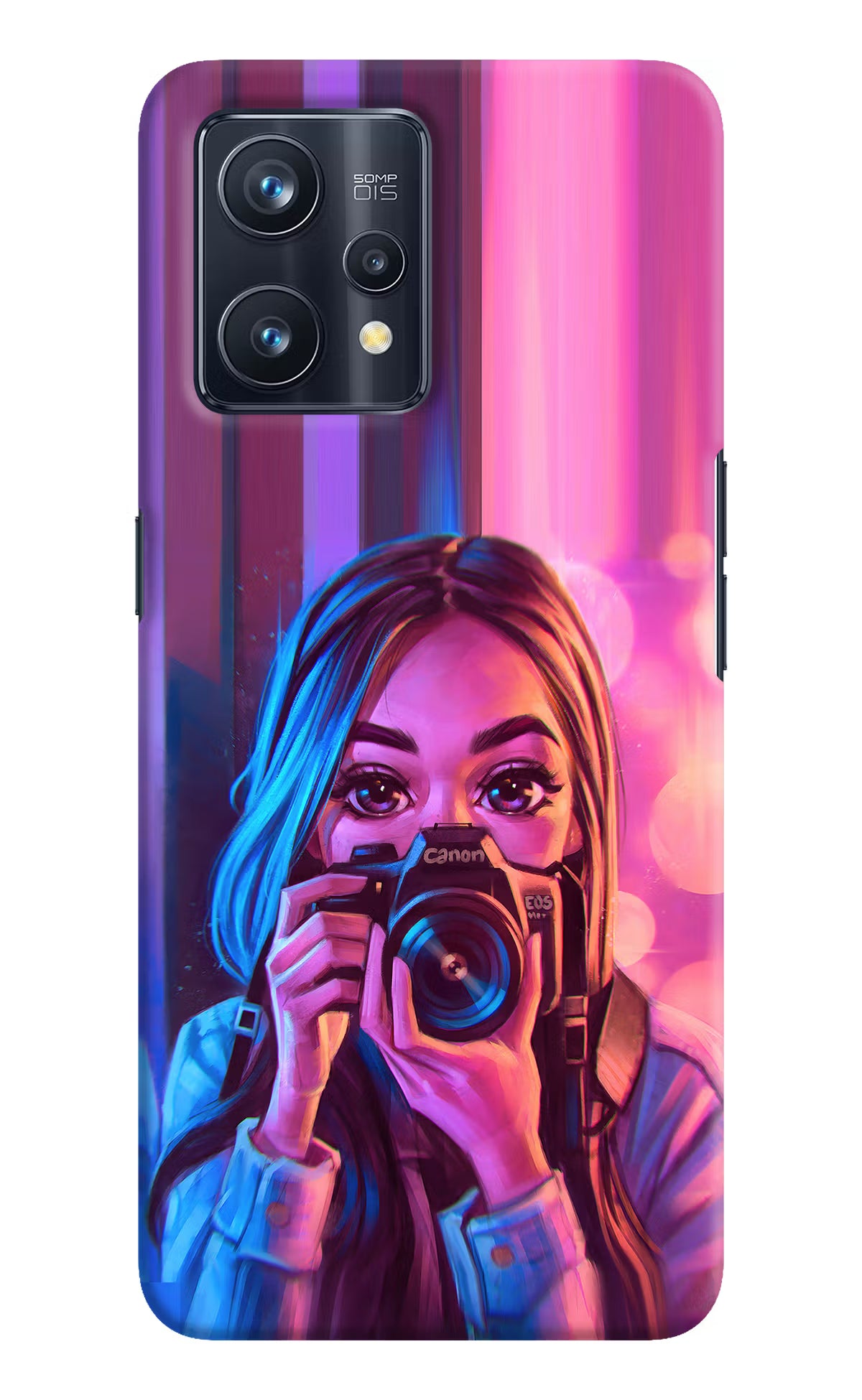 Girl Photographer Realme 9 Pro+ 5G Hard Case Back Cover by Casekaro