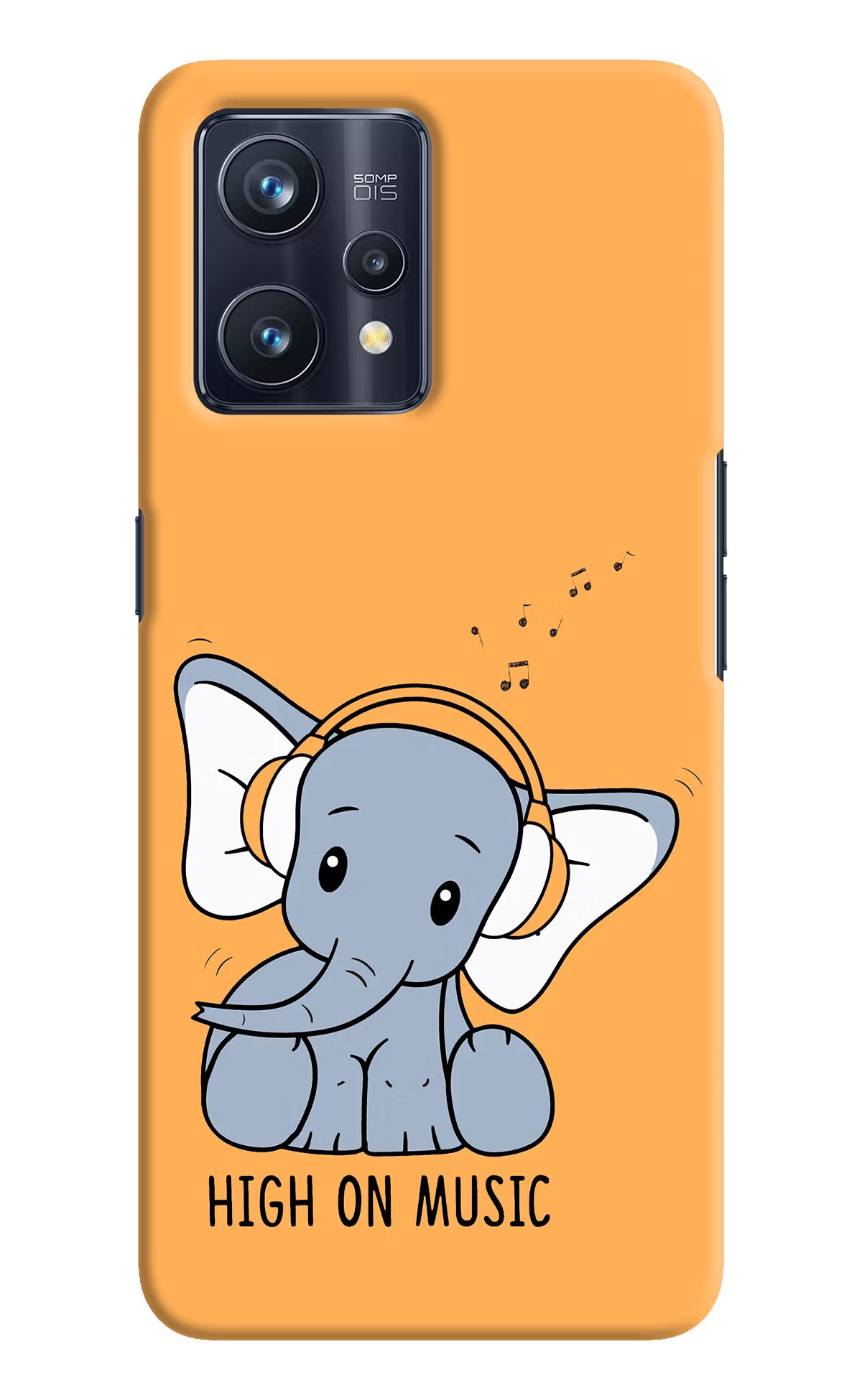 High On Music Realme 9 Pro+ 5G Hard Case Back Cover by Casekaro