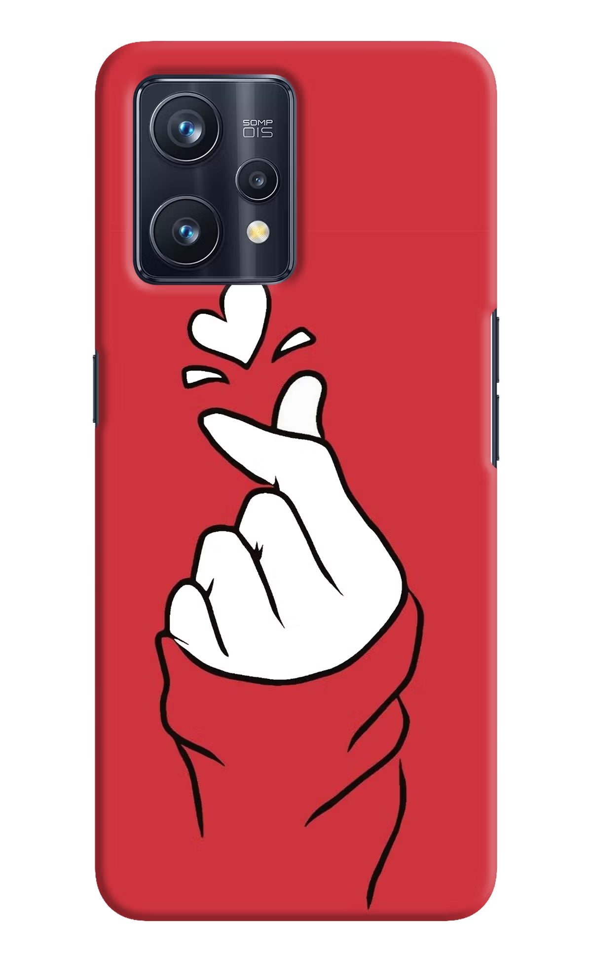 Korean Love Sign Realme 9 Pro+ 5G Hard Case Back Cover by Casekaro
