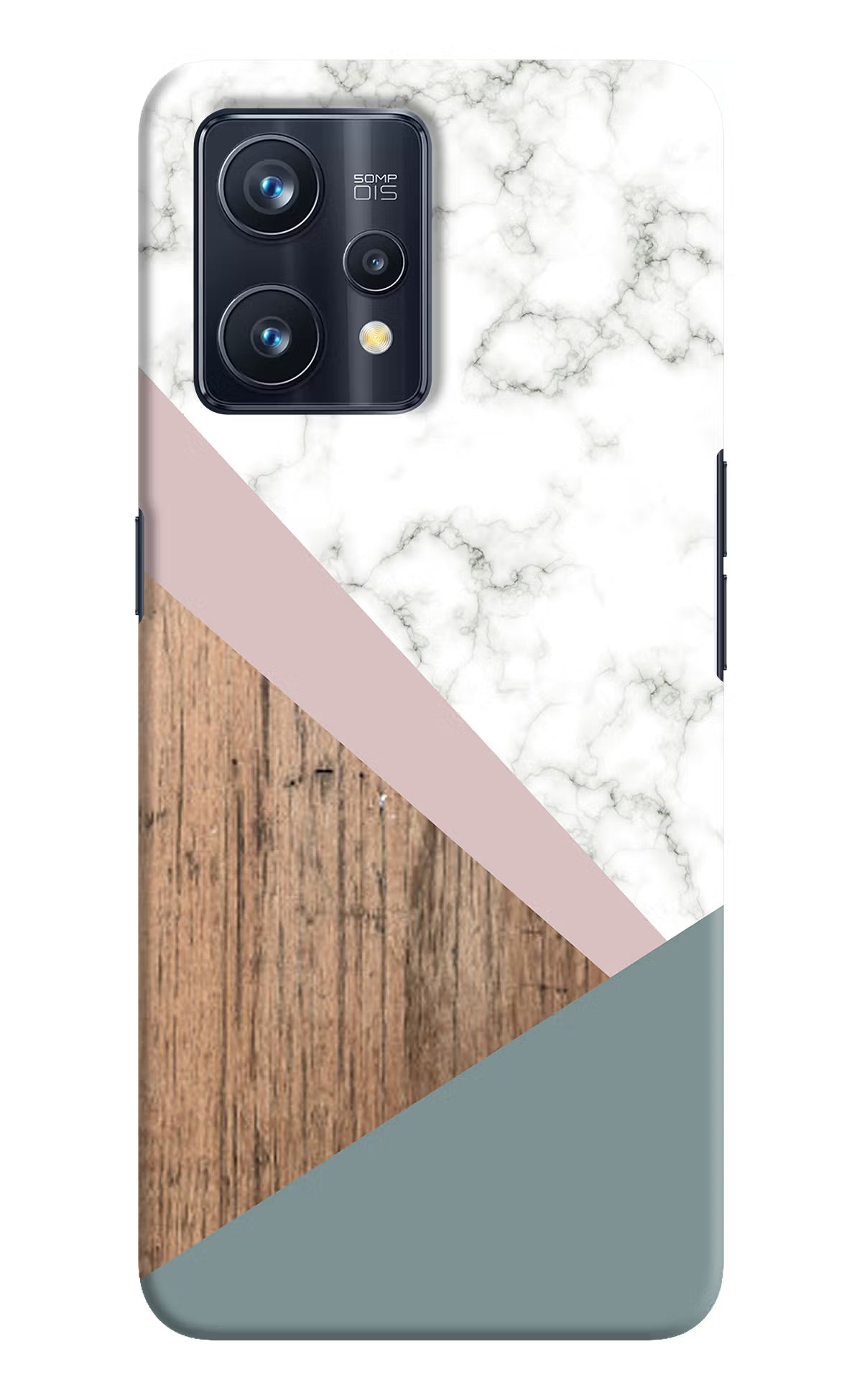 Marble wood Abstract Realme 9 Pro+ 5G Hard Case Back Cover by Casekaro