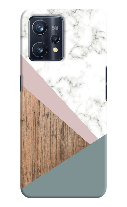 Marble wood Abstract Realme 9 Pro+ 5G Hard Case Back Cover by Casekaro