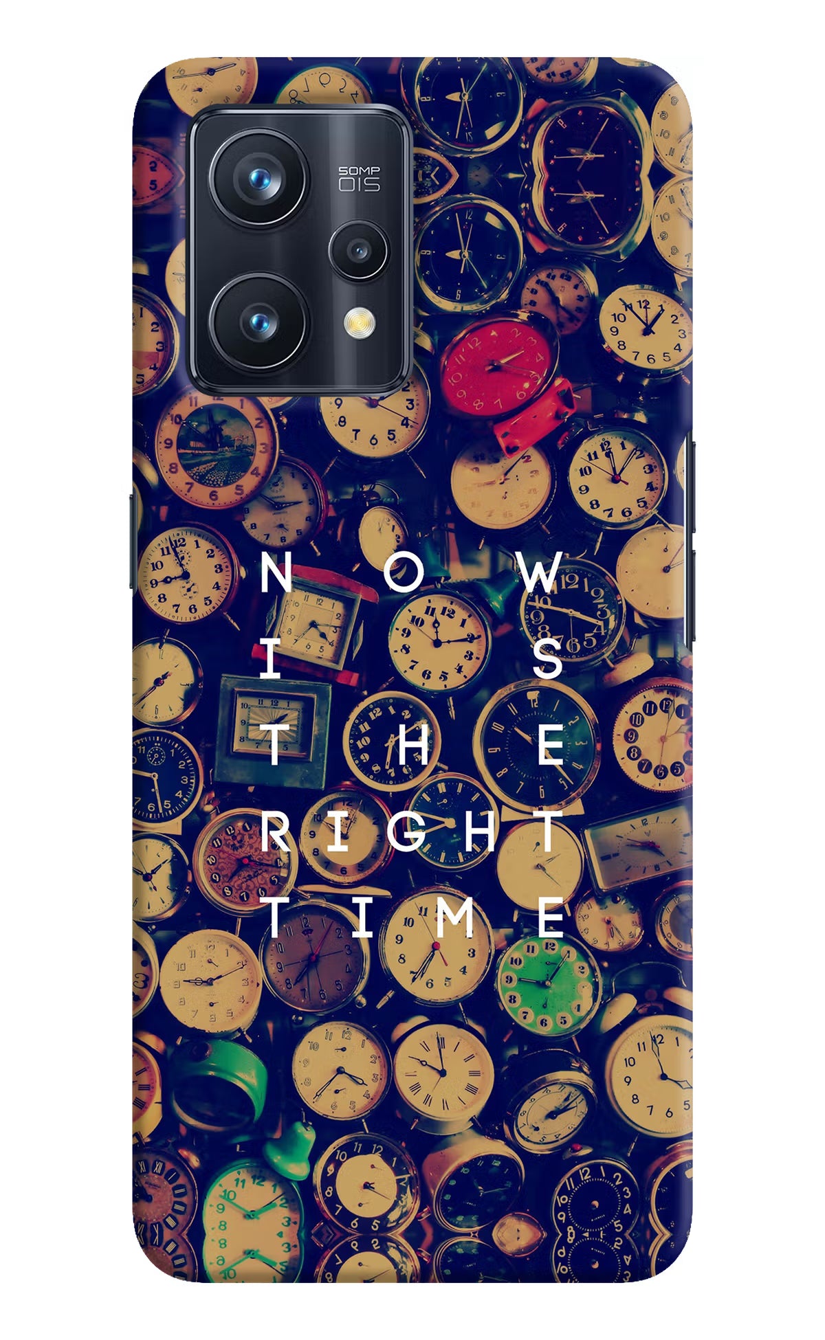 Now is the Right Time Quote Realme 9 Pro+ 5G Hard Case Back Cover by Casekaro