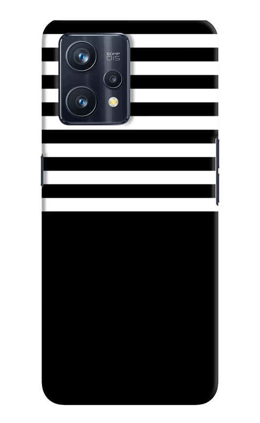 Black and White Print Realme 9 Pro+ 5G Hard Case Back Cover by Casekaro