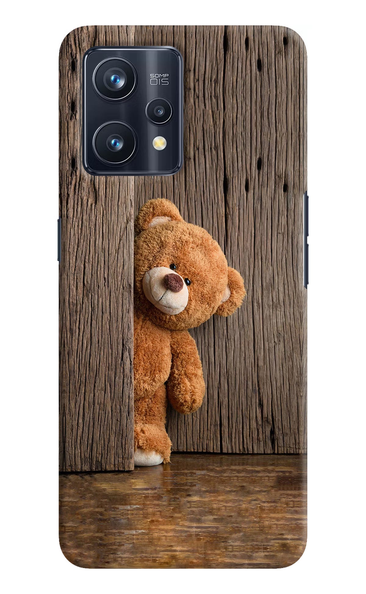 Teddy Wooden Realme 9 Pro+ 5G Hard Case Back Cover by Casekaro