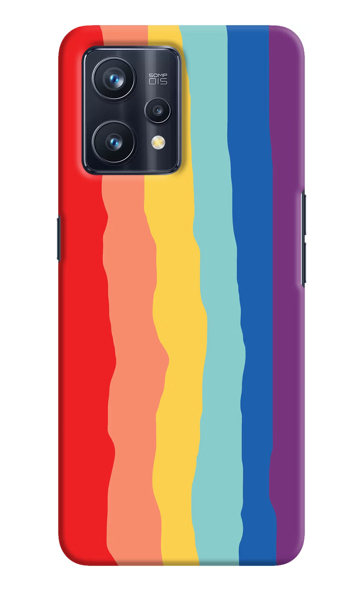 Rainbow Realme 9 Pro+ 5G Hard Case Back Cover by Casekaro