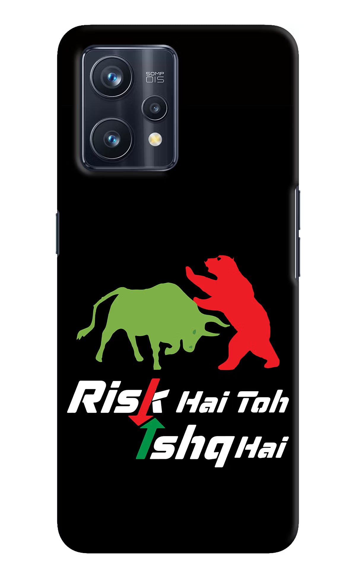 Risk Hai Toh Ishq Hai Realme 9 Pro+ 5G Hard Case Back Cover by Casekaro