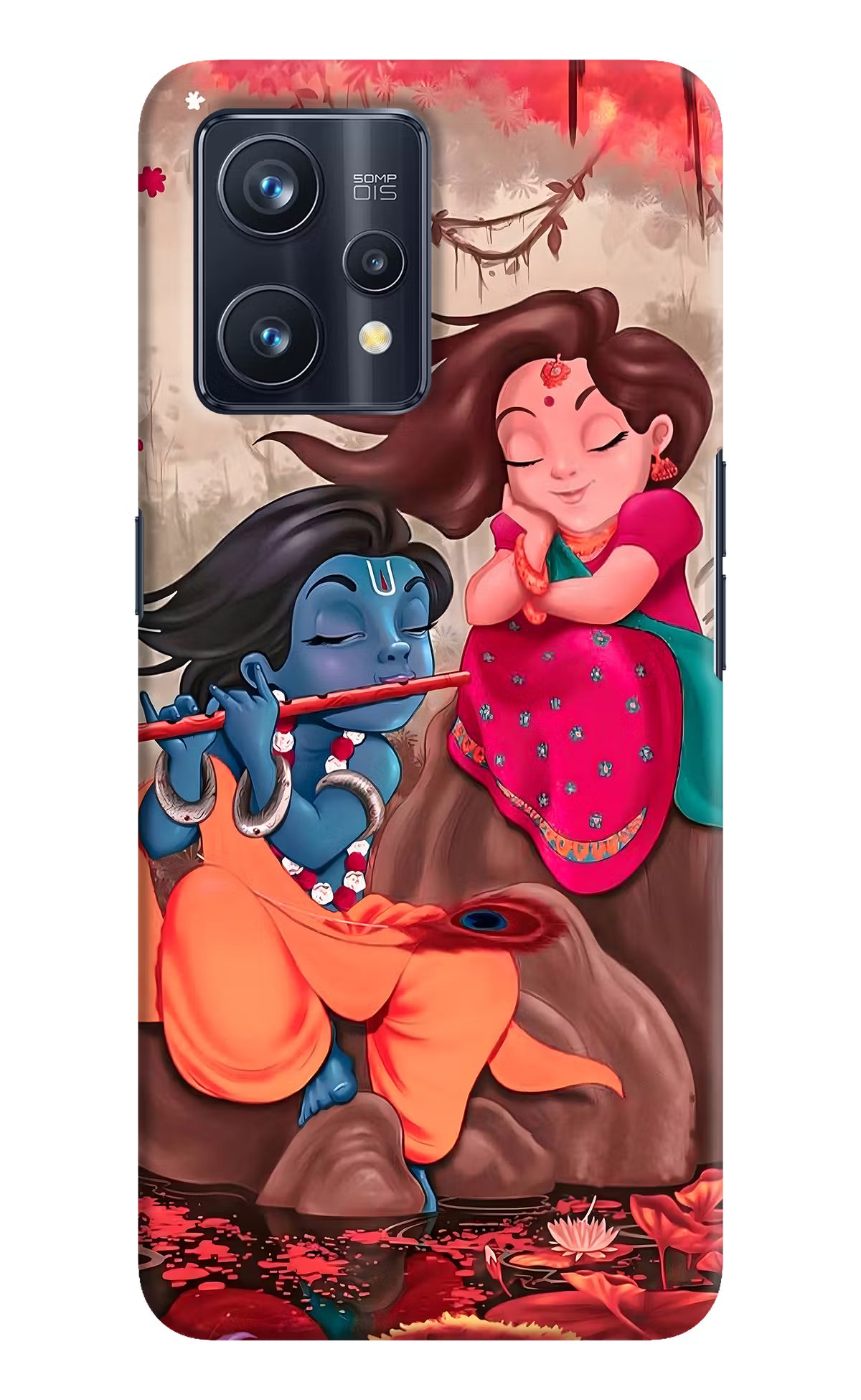 Radhe Krishna Realme 9 Pro+ 5G Hard Case Back Cover by Casekaro