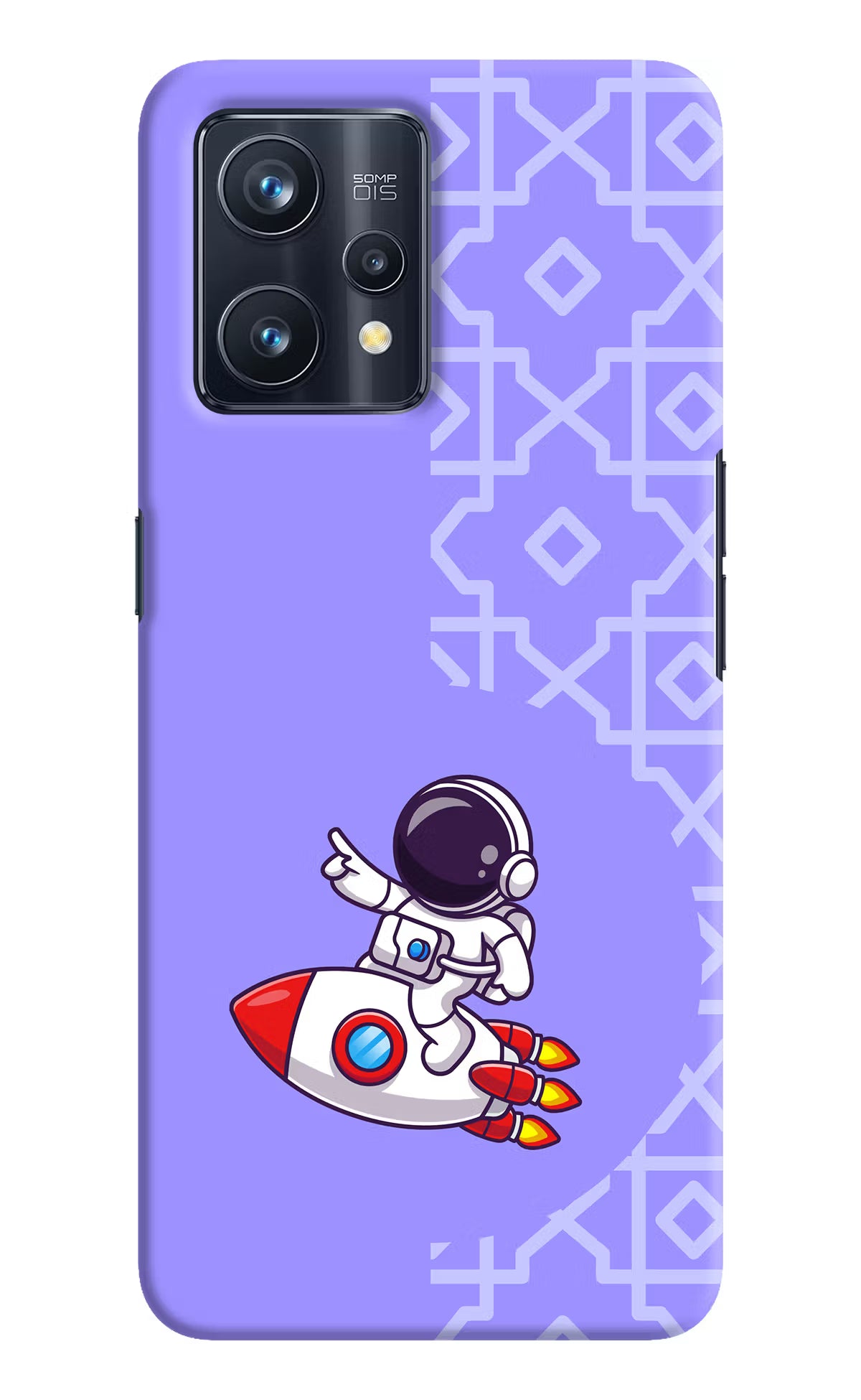 Cute Astronaut Realme 9 Pro+ 5G Hard Case Back Cover by Casekaro