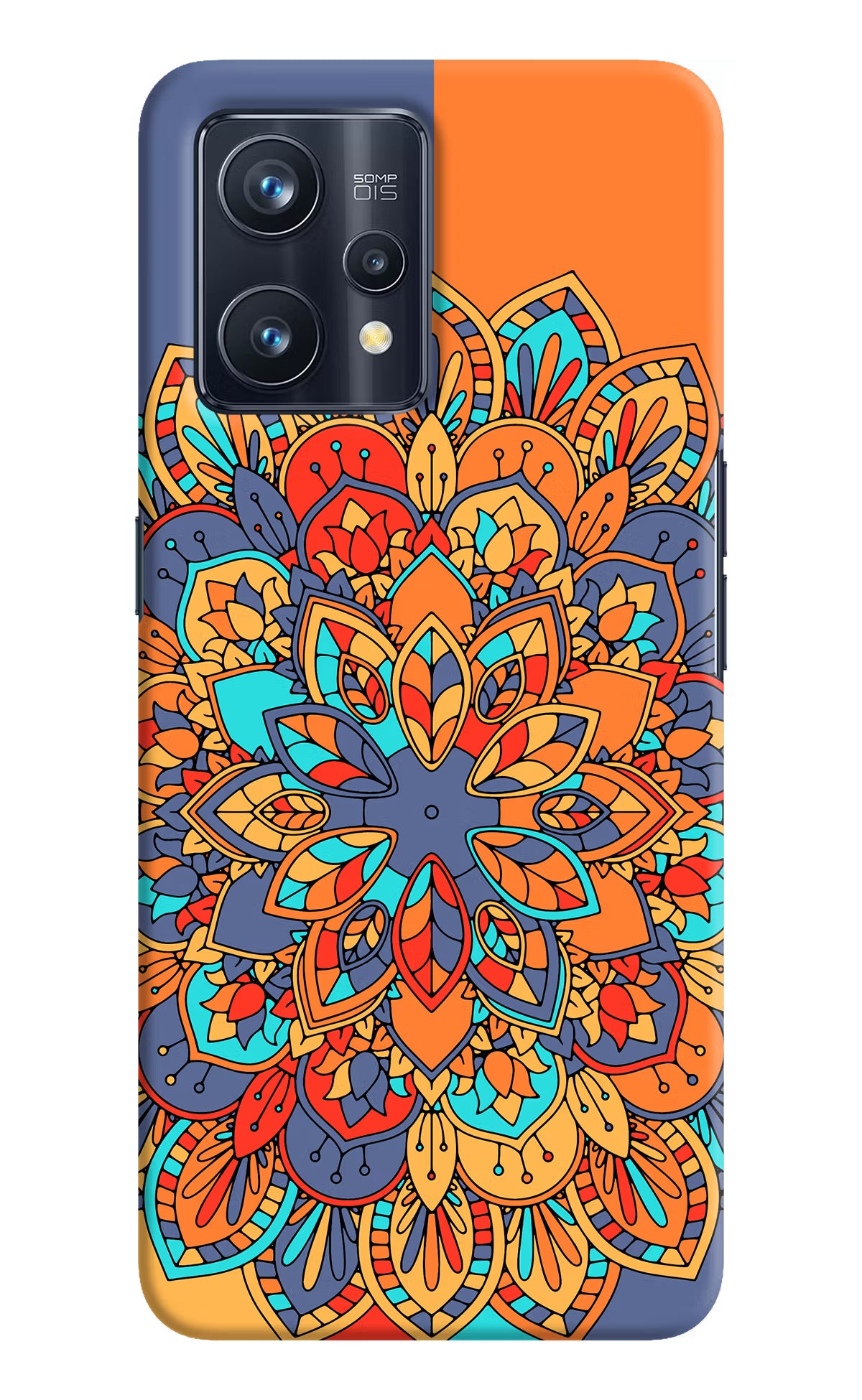 Color Mandala Realme 9 Pro+ 5G Hard Case Back Cover by Casekaro