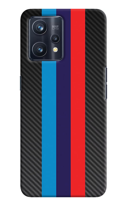 BMW Stripes Pattern Realme 9 Pro+ 5G Hard Case Back Cover by Casekaro