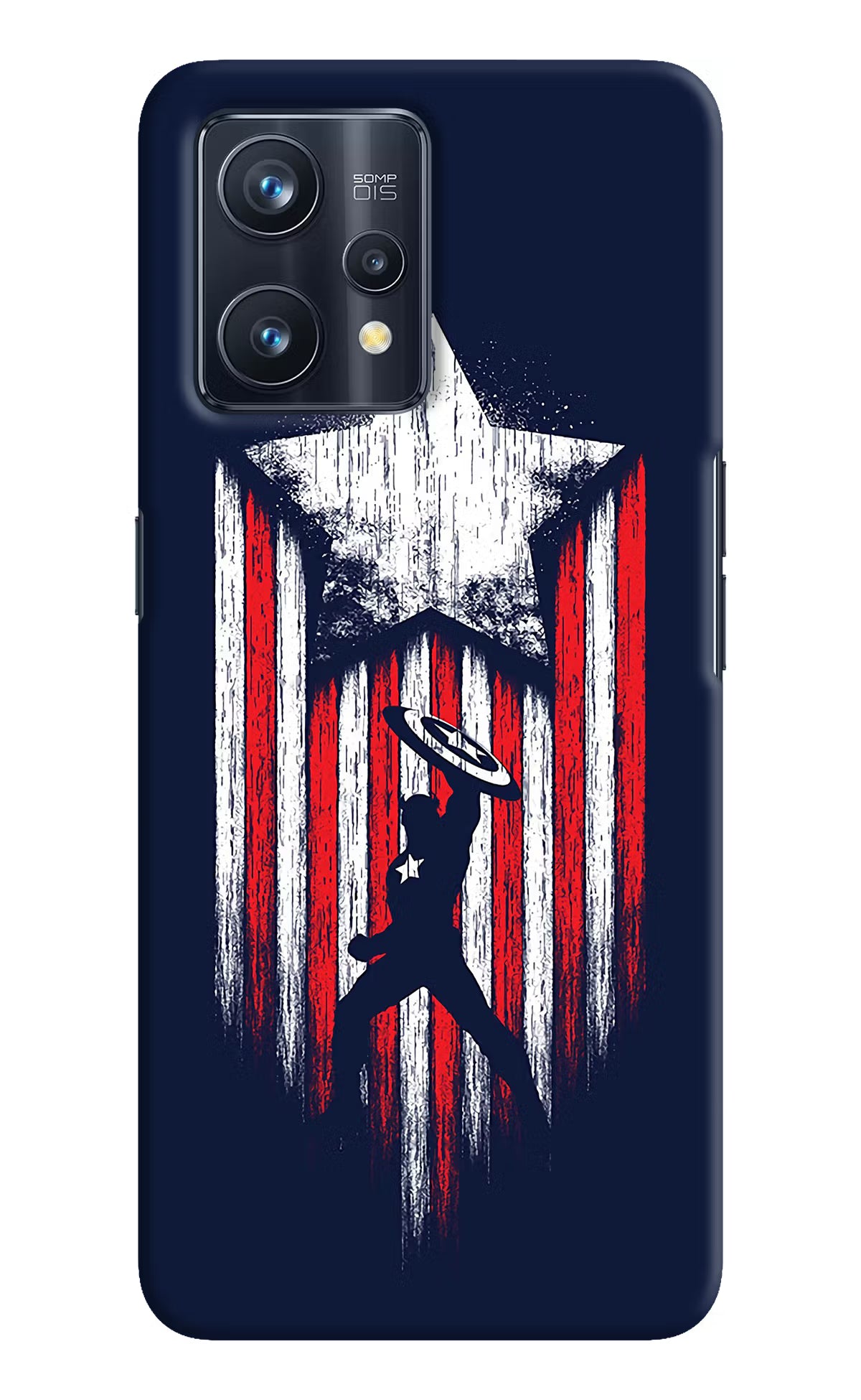Captain America Marvel Art Realme 9 Pro+ 5G Hard Case Back Cover by Casekaro