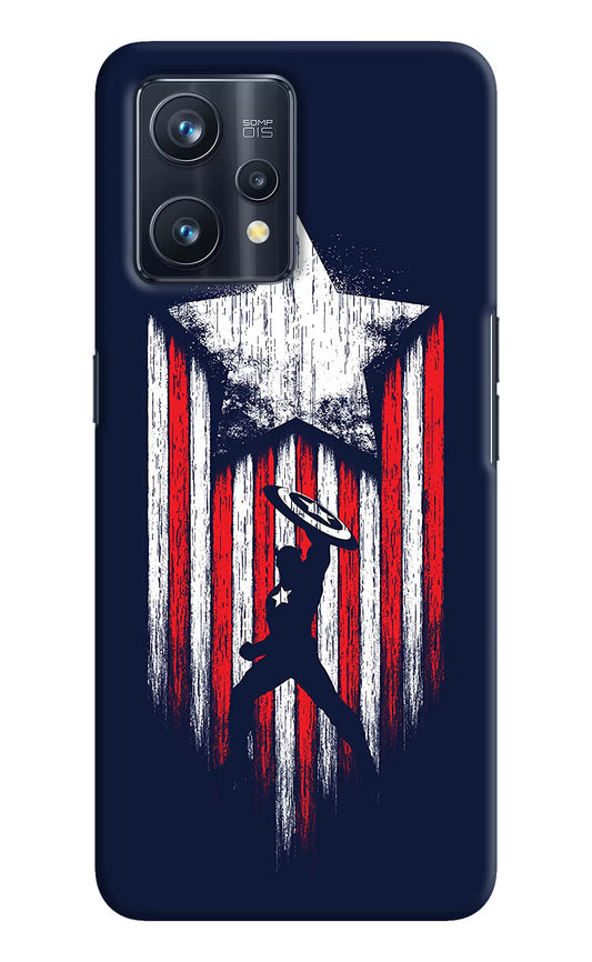 Captain America Marvel Art Realme 9 Pro+ 5G Hard Case Back Cover by Casekaro