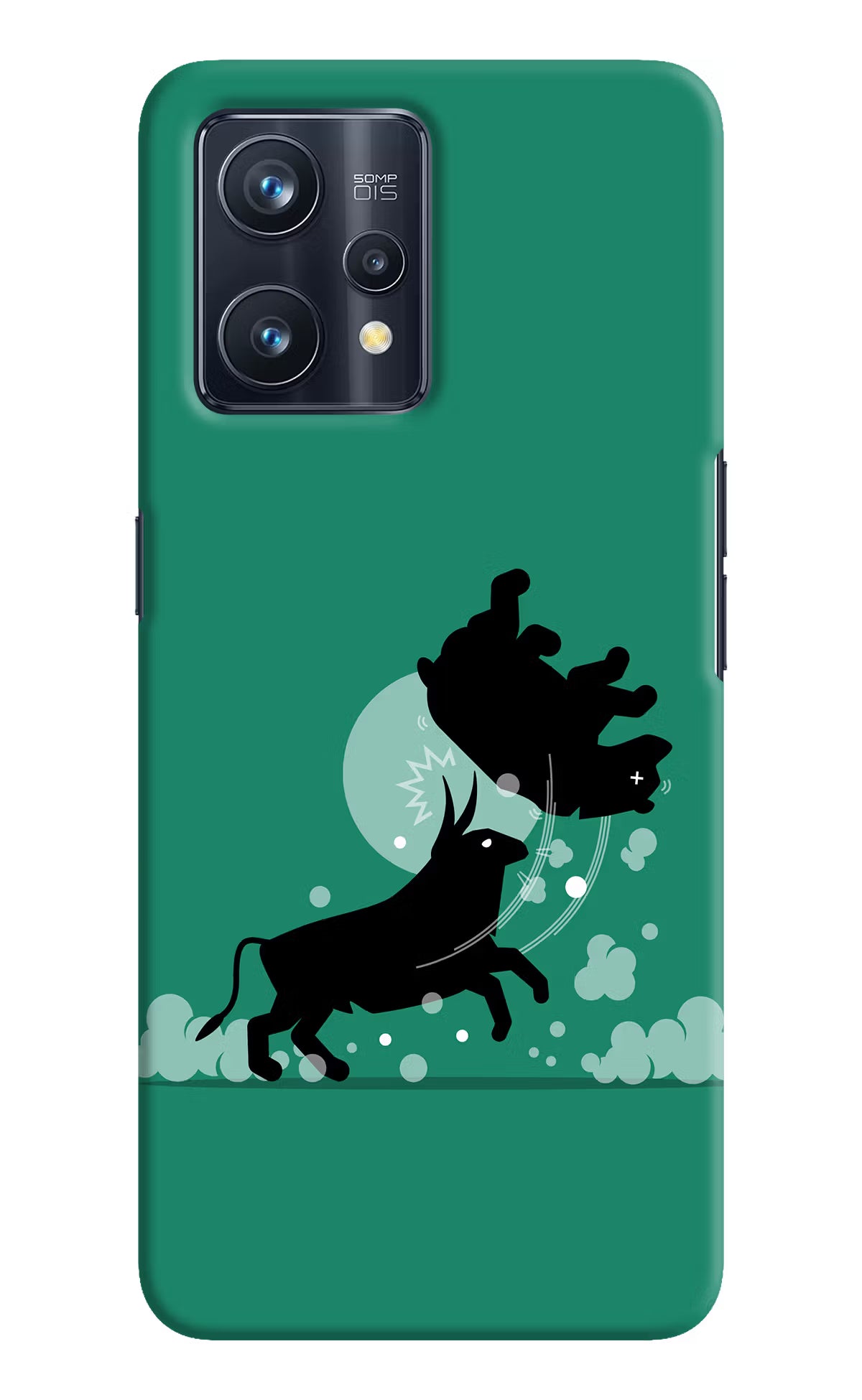 Bull Conqueror Realme 9 Pro+ 5G Hard Case Back Cover by Casekaro