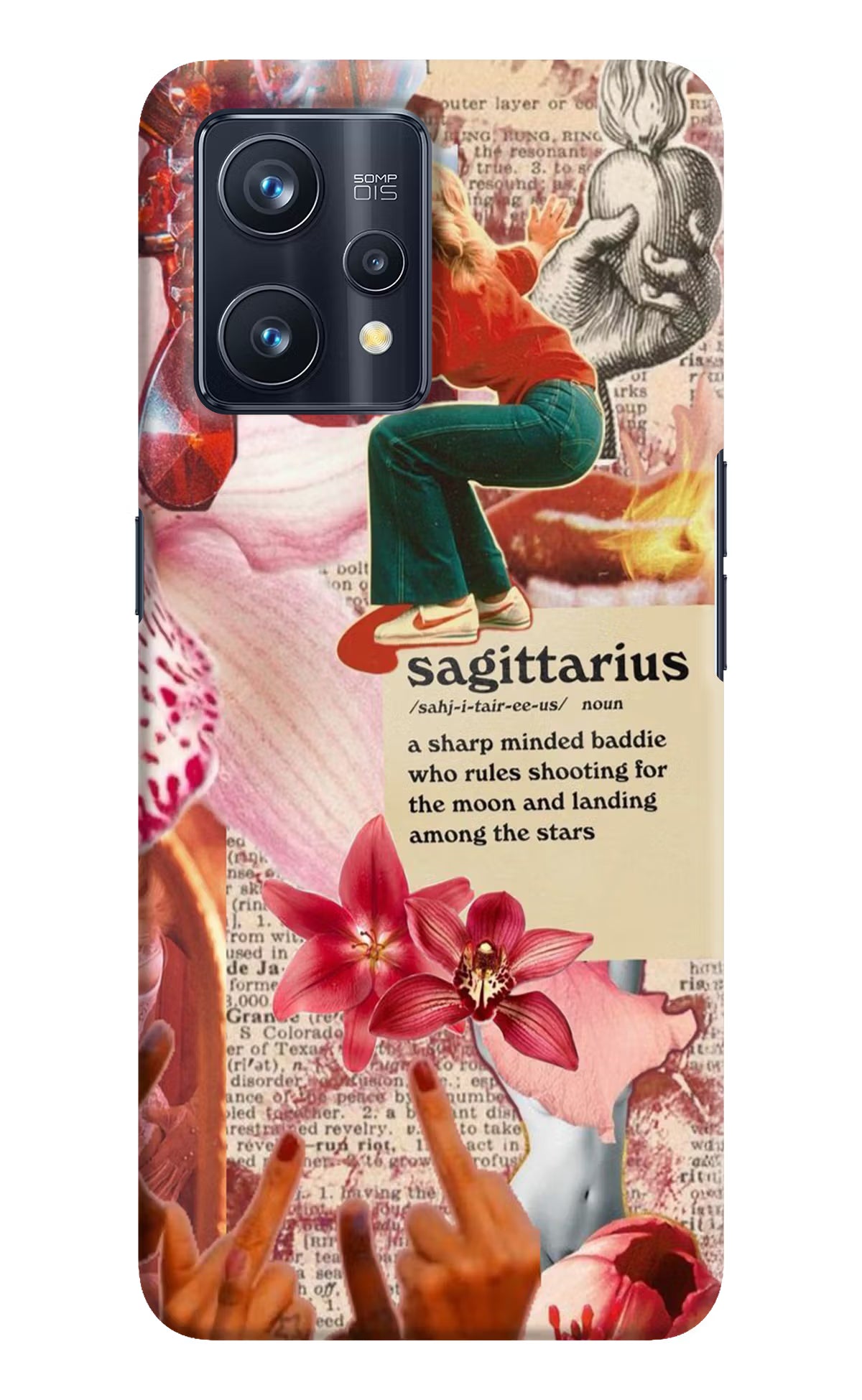Sagittarius Zodiac Realme 9 Pro+ 5G Hard Case Back Cover by Casekaro