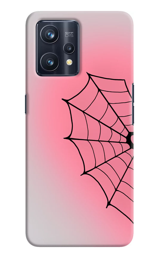 Pink Web Realme 9 Pro+ 5G Hard Case Back Cover by Casekaro