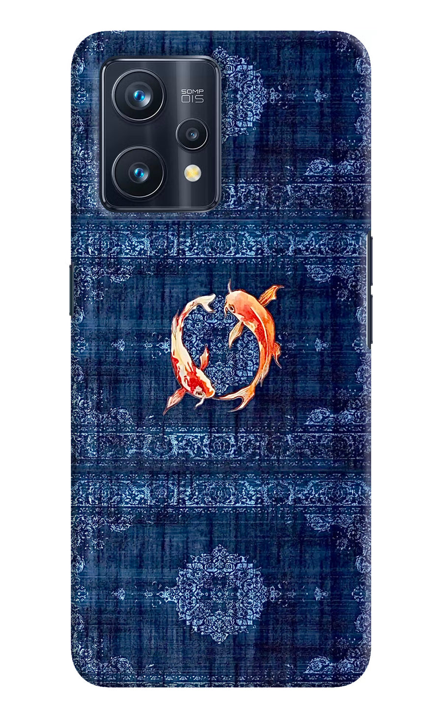 Koi Blue Realme 9 Pro+ 5G Back Cover, Hard case