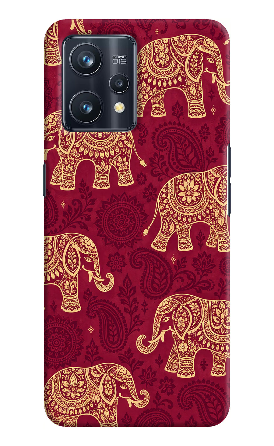 Maroon Elephant Realme 9 Pro+ 5G Back Cover, Hard case
