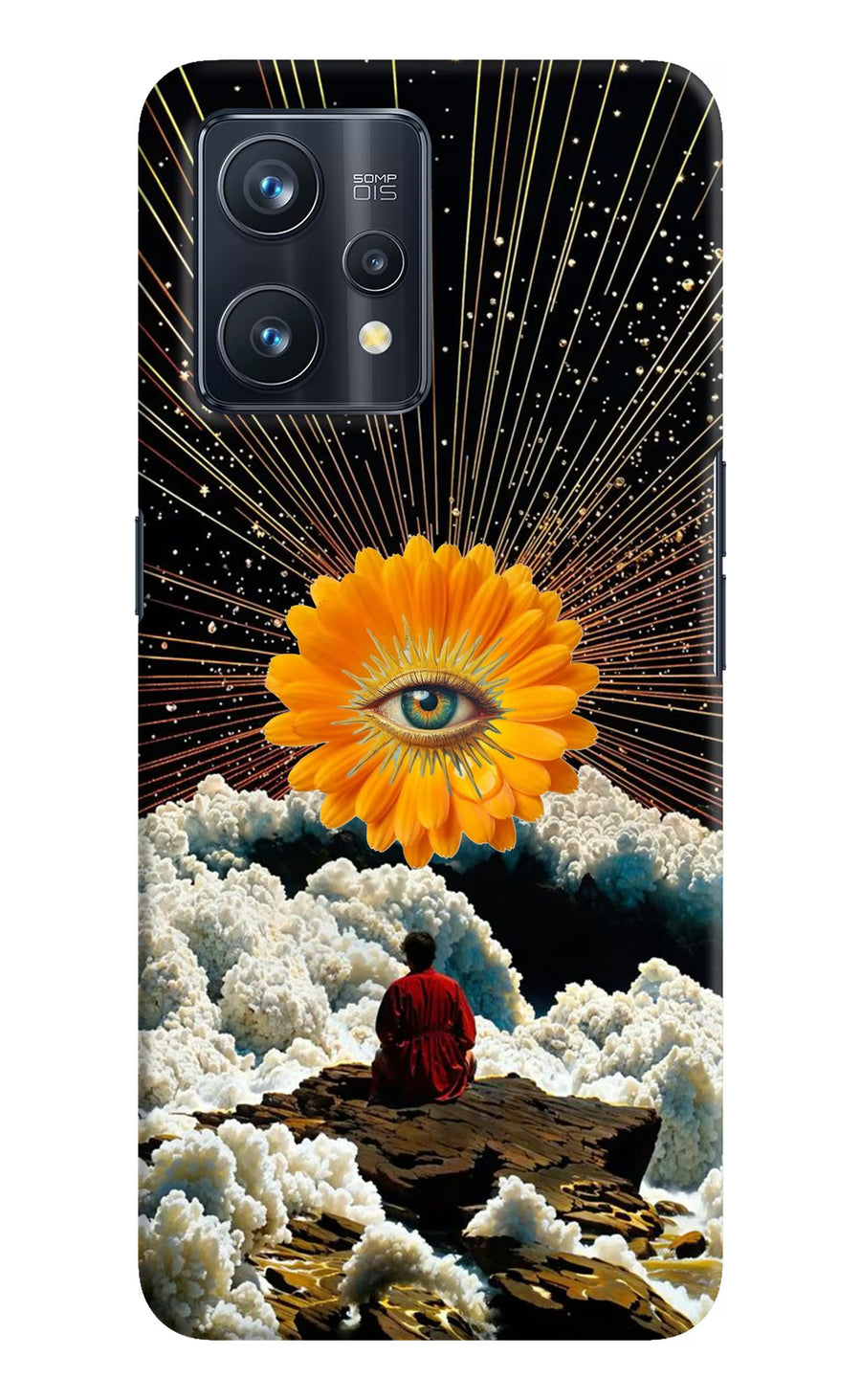 Cosmic Flower Realme 9 Pro+ 5G Back Cover, Hard case