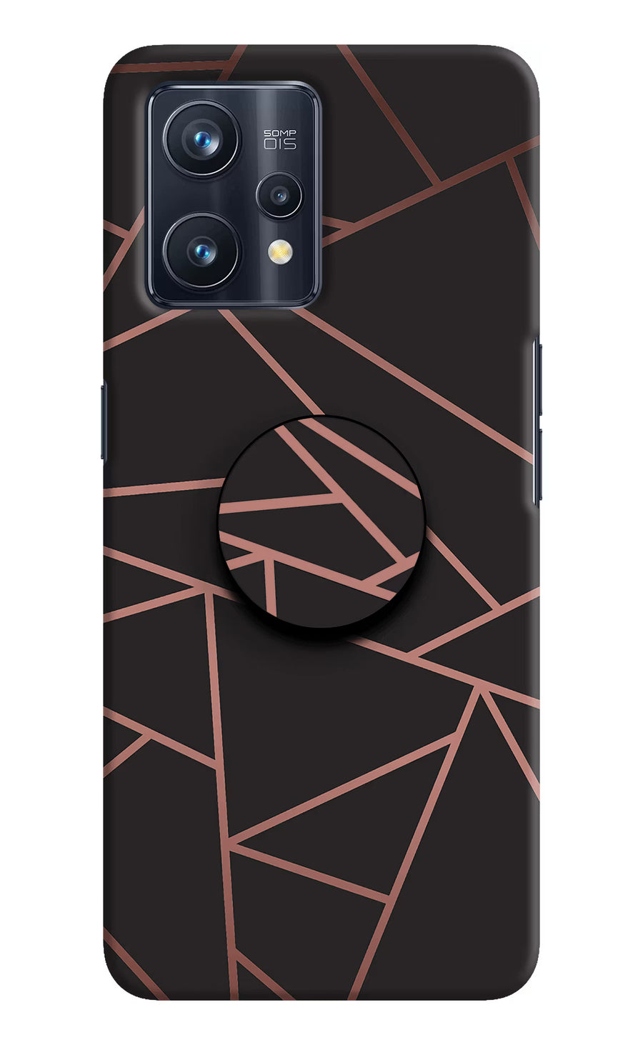 Geometric Pattern Realme 9 Pro+ 5G Pop Case, Hard case