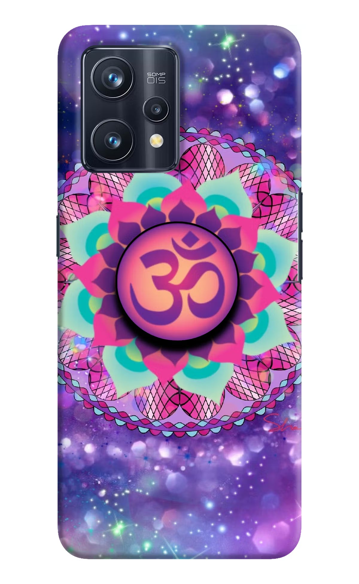 Om Purple Realme 9 Pro+ 5G Pop Case by Casekaro