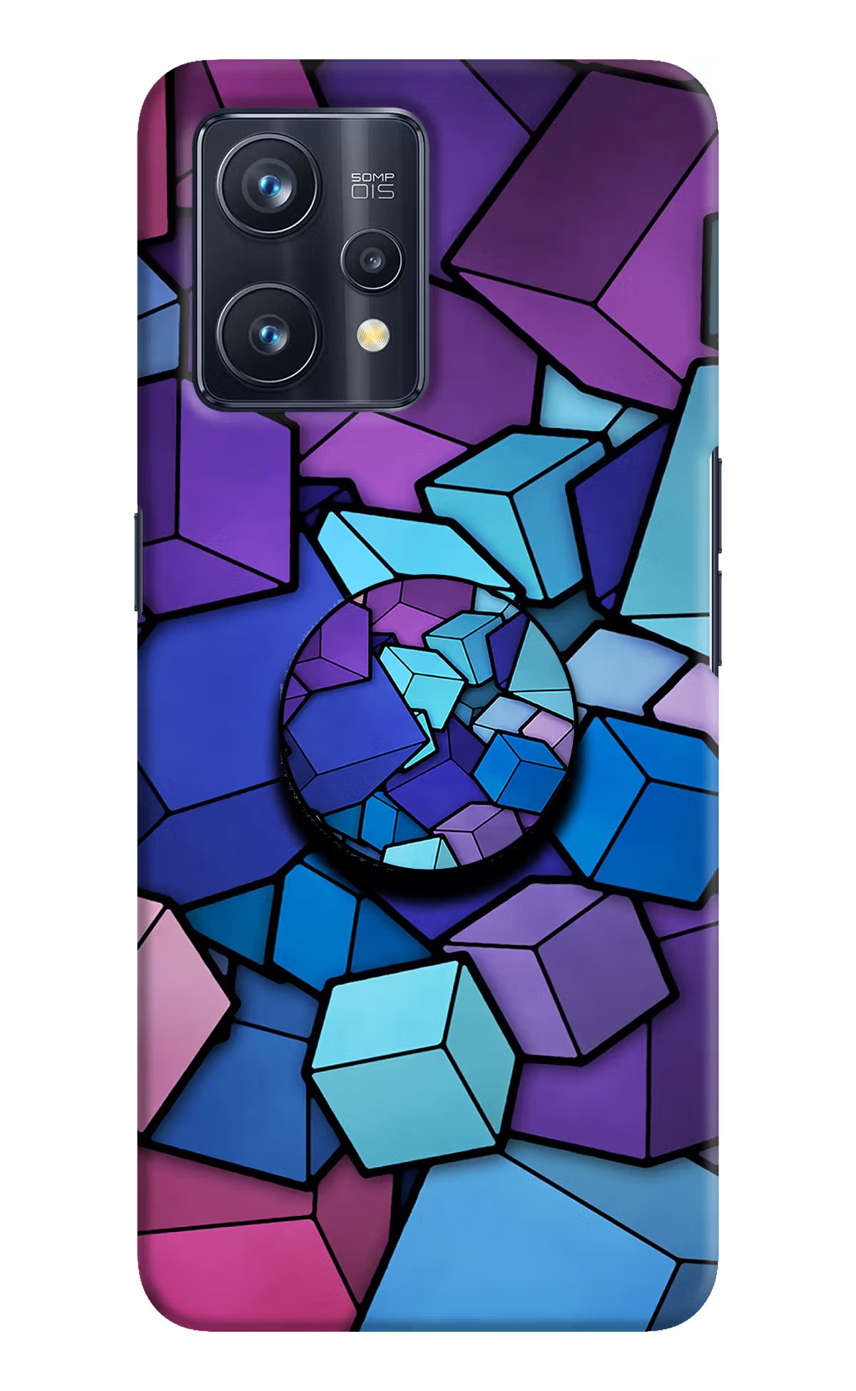 Cubic Abstract Realme 9 Pro+ 5G Pop Case by Casekaro