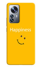 Happiness With Smiley Mi 12 Pro 5G Hard Case Back Cover by Casekaro