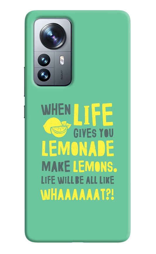 Quote Mi 12 Pro 5G Back Cover