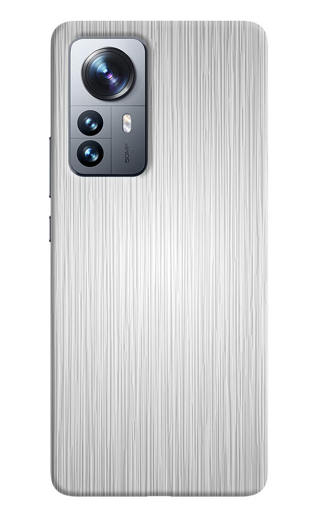 Wooden Grey Texture Mi 12 Pro 5G Hard Case Back Cover by Casekaro