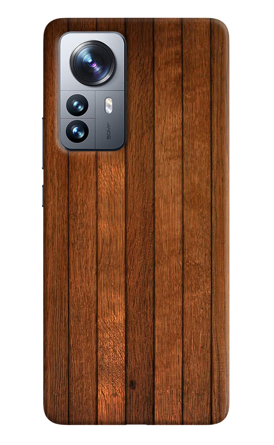 Wooden Artwork Bands Mi 12 Pro 5G Back Cover
