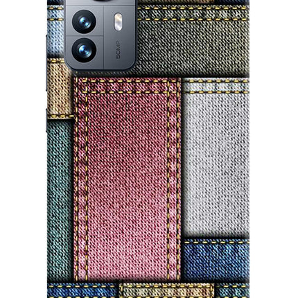 Multicolor Jeans Mi 12 Pro 5G Hard Case Back Cover by Casekaro