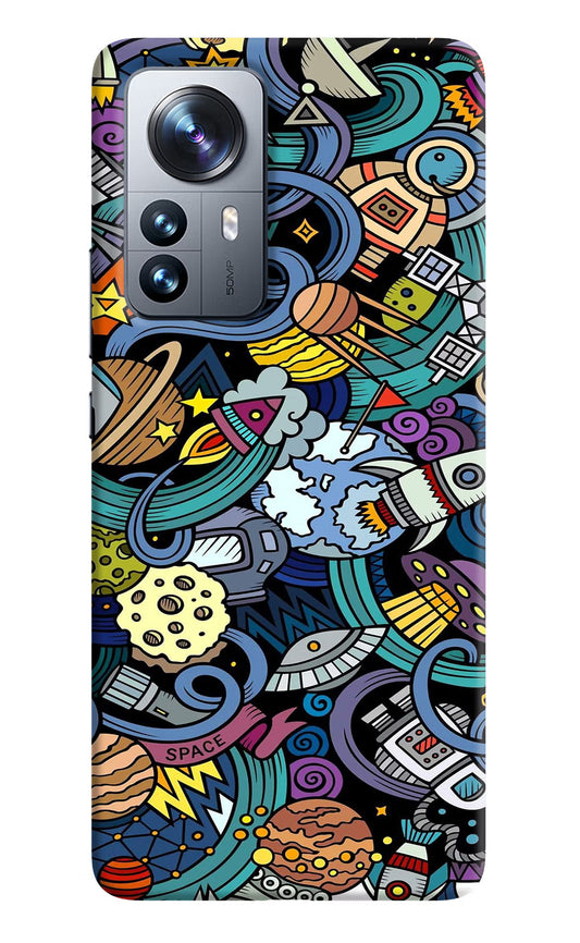 Space Abstract Mi 12 Pro 5G Back Cover