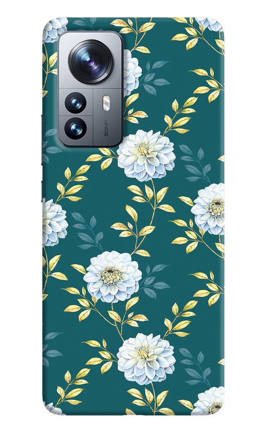 Flowers Mi 12 Pro 5G Back Cover