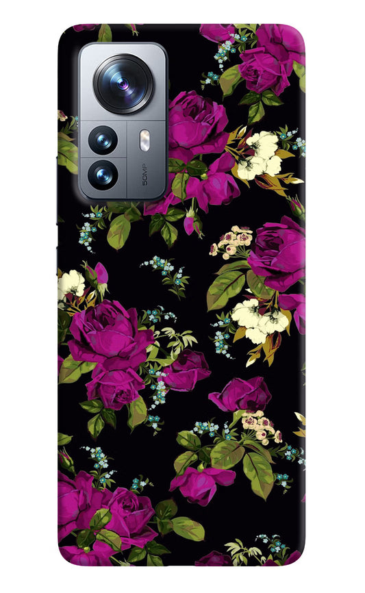 Flowers Mi 12 Pro 5G Back Cover