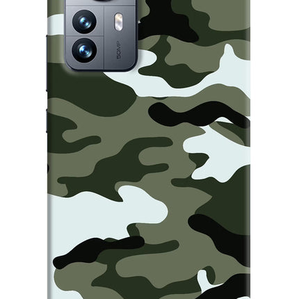 Camouflage Mi 12 Pro 5G Hard Case Back Cover by Casekaro