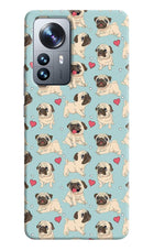 Pug Dog Mi 12 Pro 5G Hard Case Back Cover by Casekaro