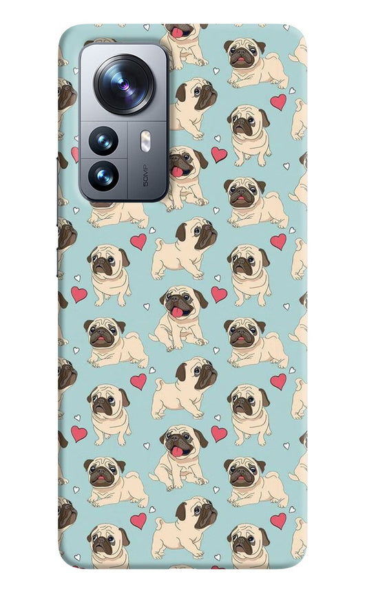 Pug Dog Mi 12 Pro 5G Back Cover