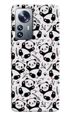 Cute Panda Mi 12 Pro 5G Hard Case Back Cover by Casekaro