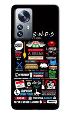 FRIENDS Mi 12 Pro 5G Hard Case Back Cover by Casekaro