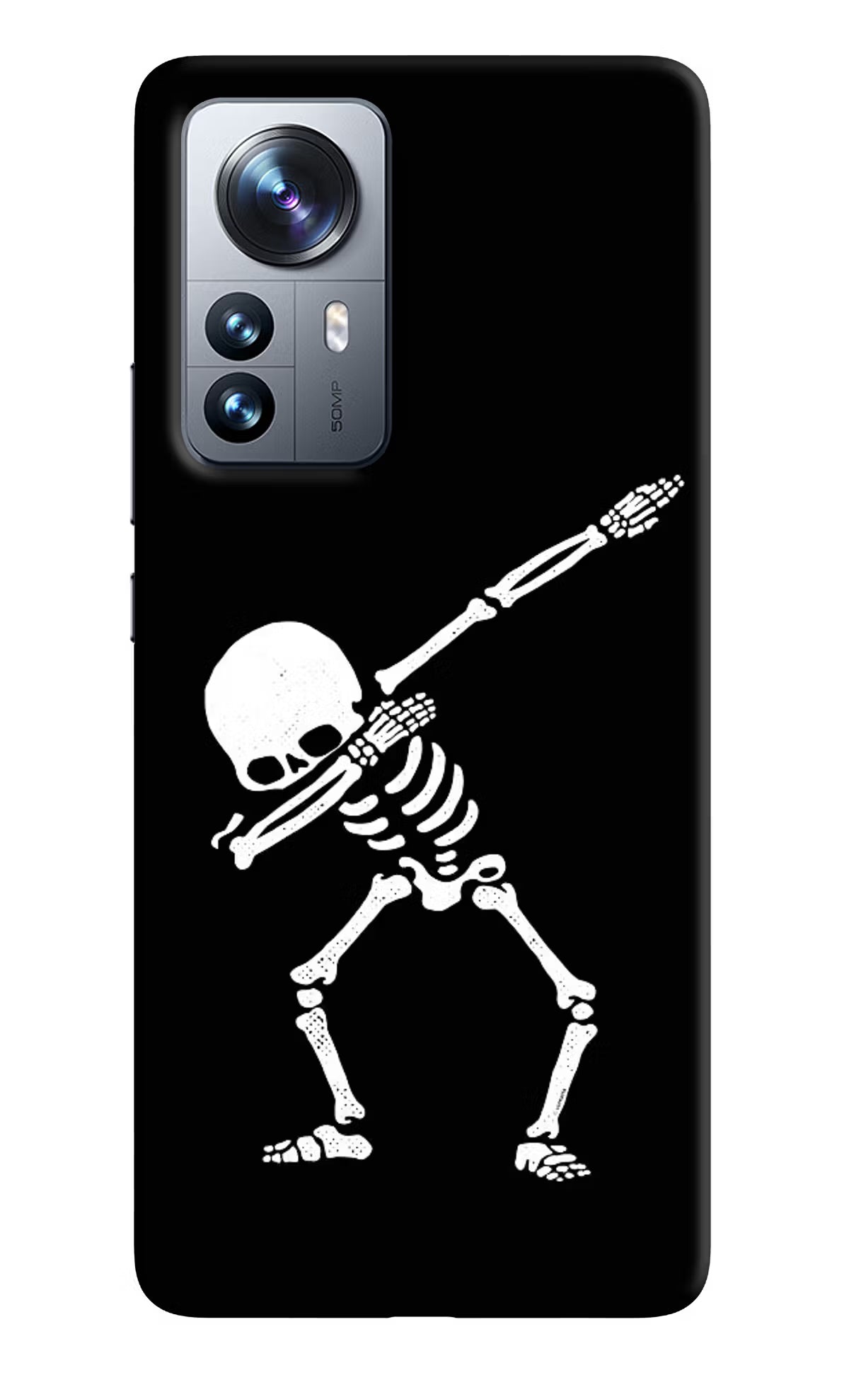 Dabbing Skeleton Art Mi 12 Pro 5G Back Cover