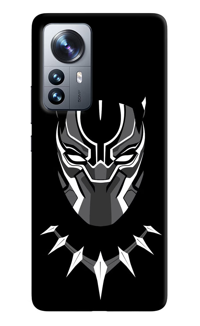 Black Panther Mi 12 Pro 5G Hard Case Back Cover by Casekaro
