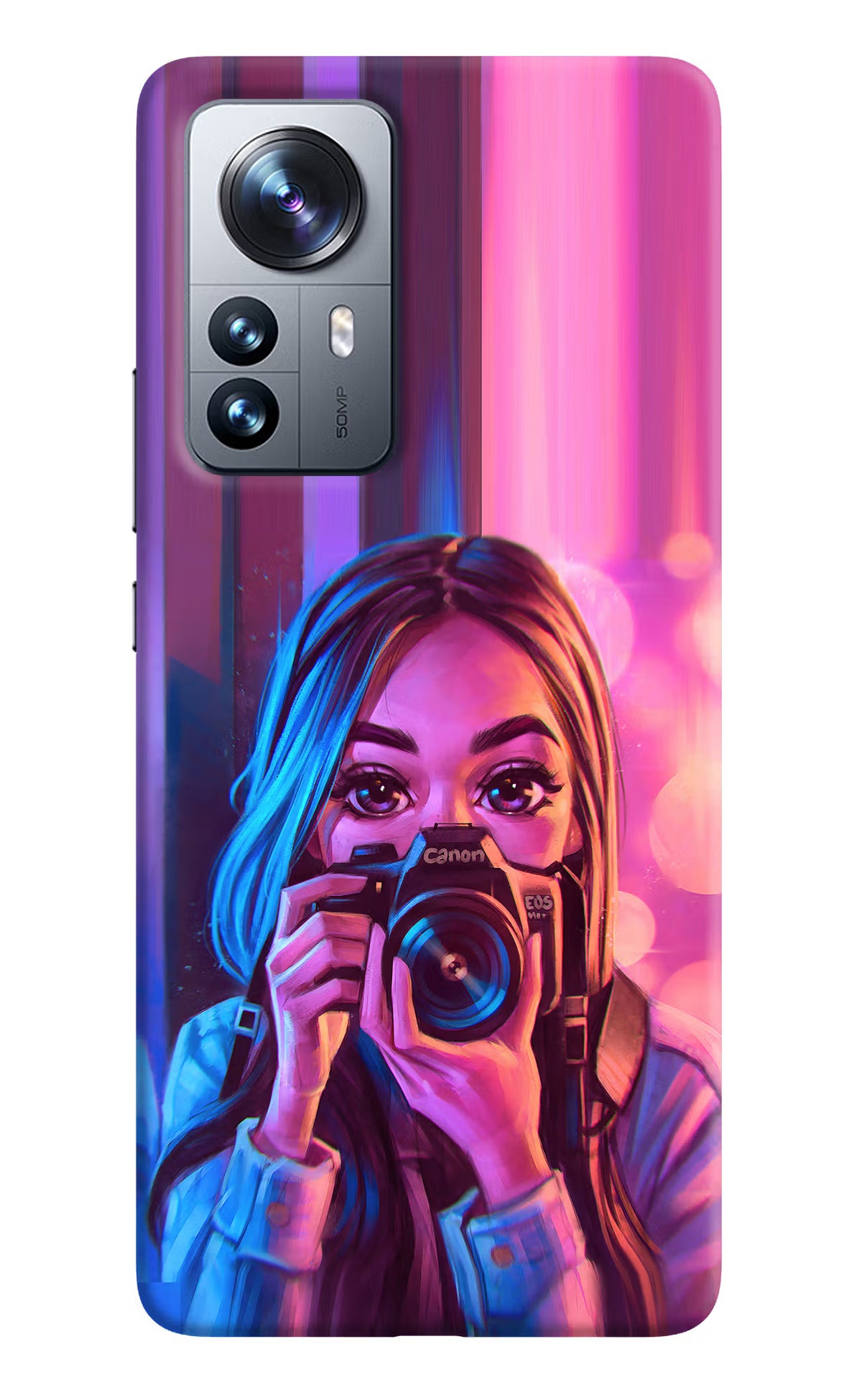 Girl Photographer Mi 12 Pro 5G Hard Case Back Cover by Casekaro