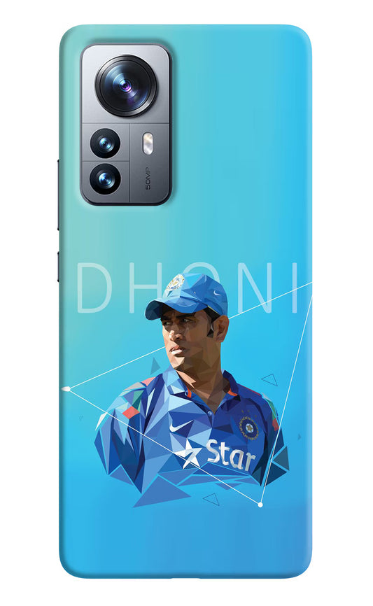 Dhoni Artwork Mi 12 Pro 5G Back Cover