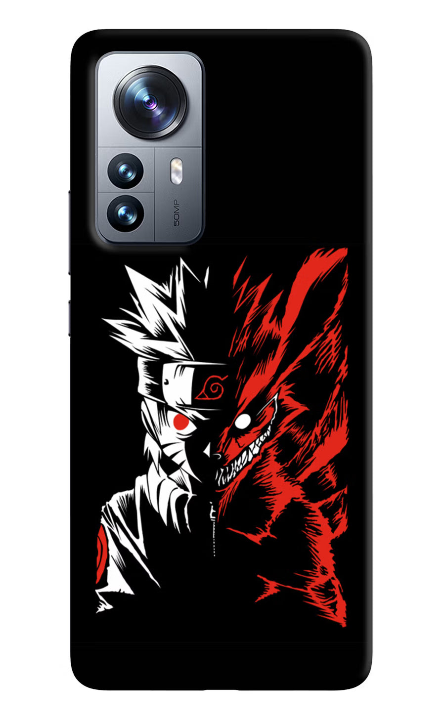 Naruto Two Face Mi 12 Pro 5G Back Cover, Hard case