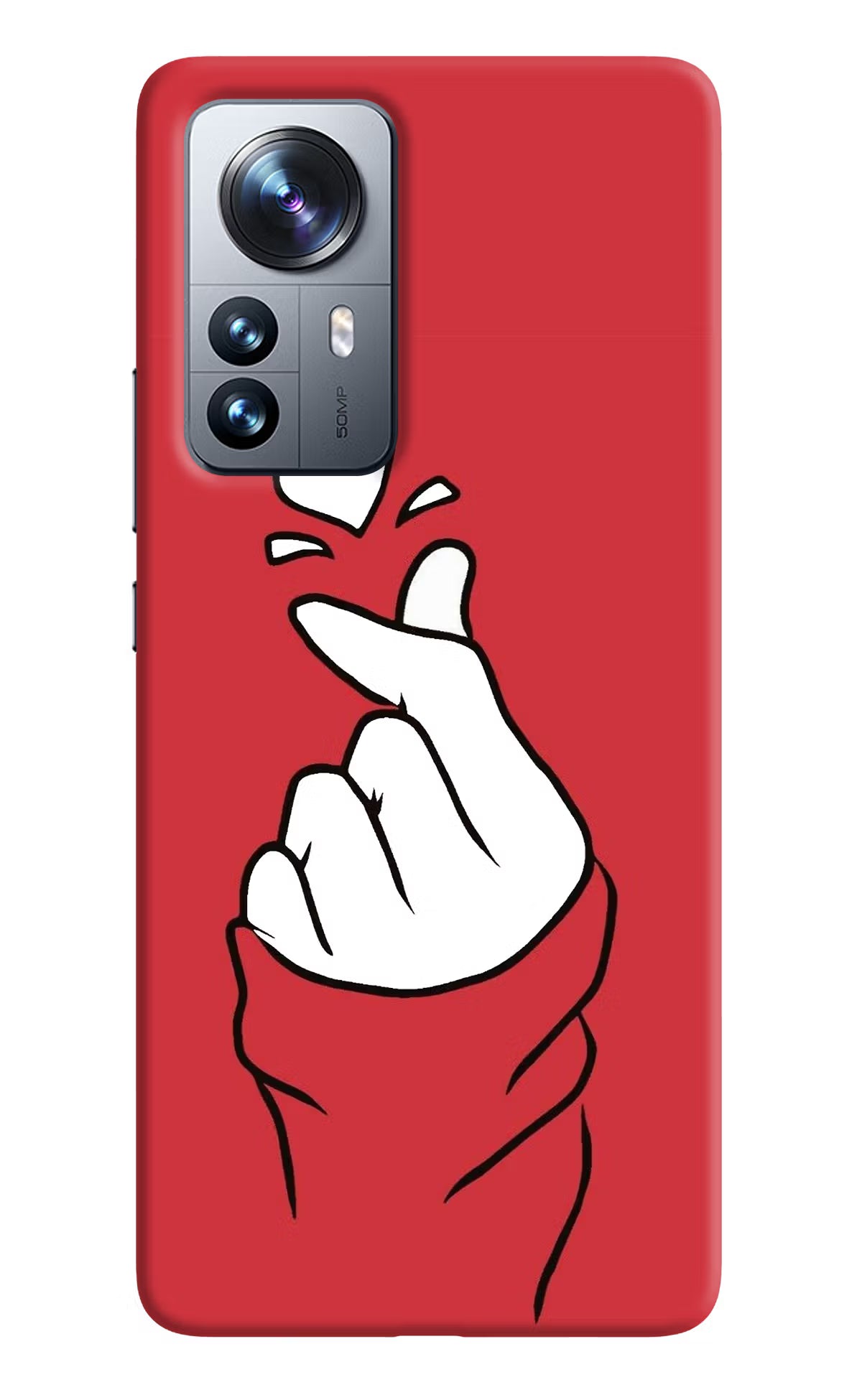 Korean Love Sign Mi 12 Pro 5G Hard Case Back Cover by Casekaro