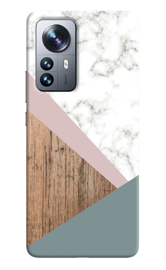 Marble wood Abstract Mi 12 Pro 5G Back Cover