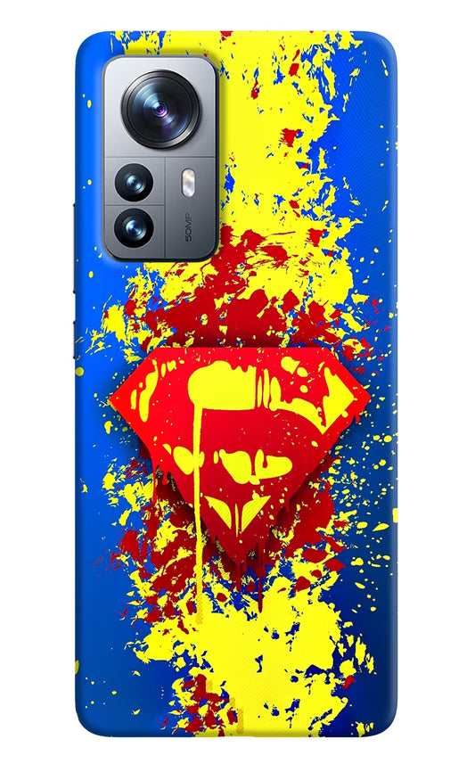 Superman logo Mi 12 Pro 5G Back Cover