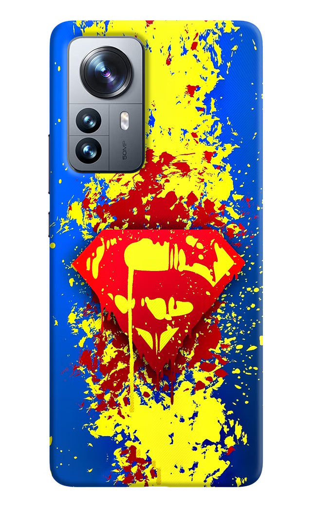 Superman logo Mi 12 Pro 5G Hard Case Back Cover by Casekaro