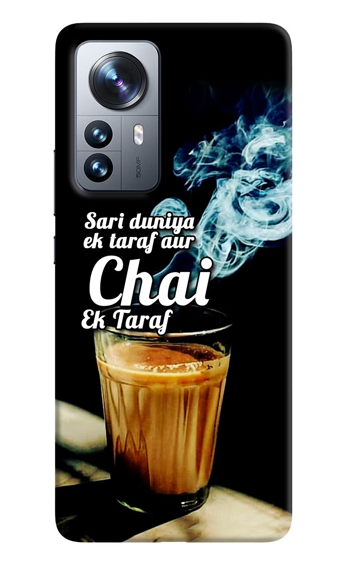 Chai Ek Taraf Quote Mi 12 Pro 5G Back Cover