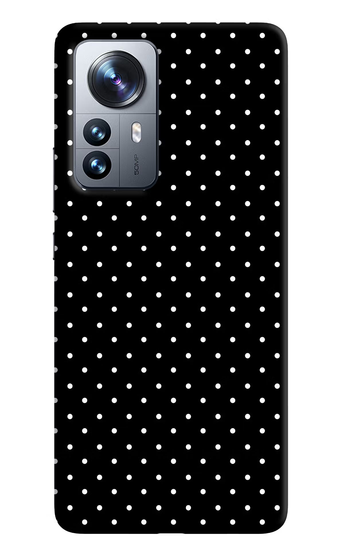 White Dots Mi 12 Pro 5G Back Cover