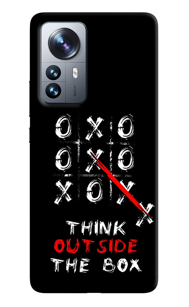 Think out of the BOX Mi 12 Pro 5G Hard Case Back Cover by Casekaro